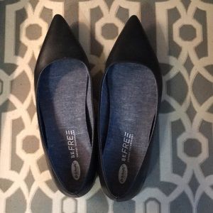 Dr. Scholls Be Free Black Work Flats